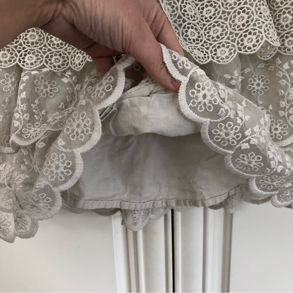 Zara girls lace lined skirt - Picture 4 of 7